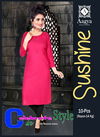 Aagya Sunshine  Latest Fancy Designer Ethnic Style Casual Wear Kurti Collection